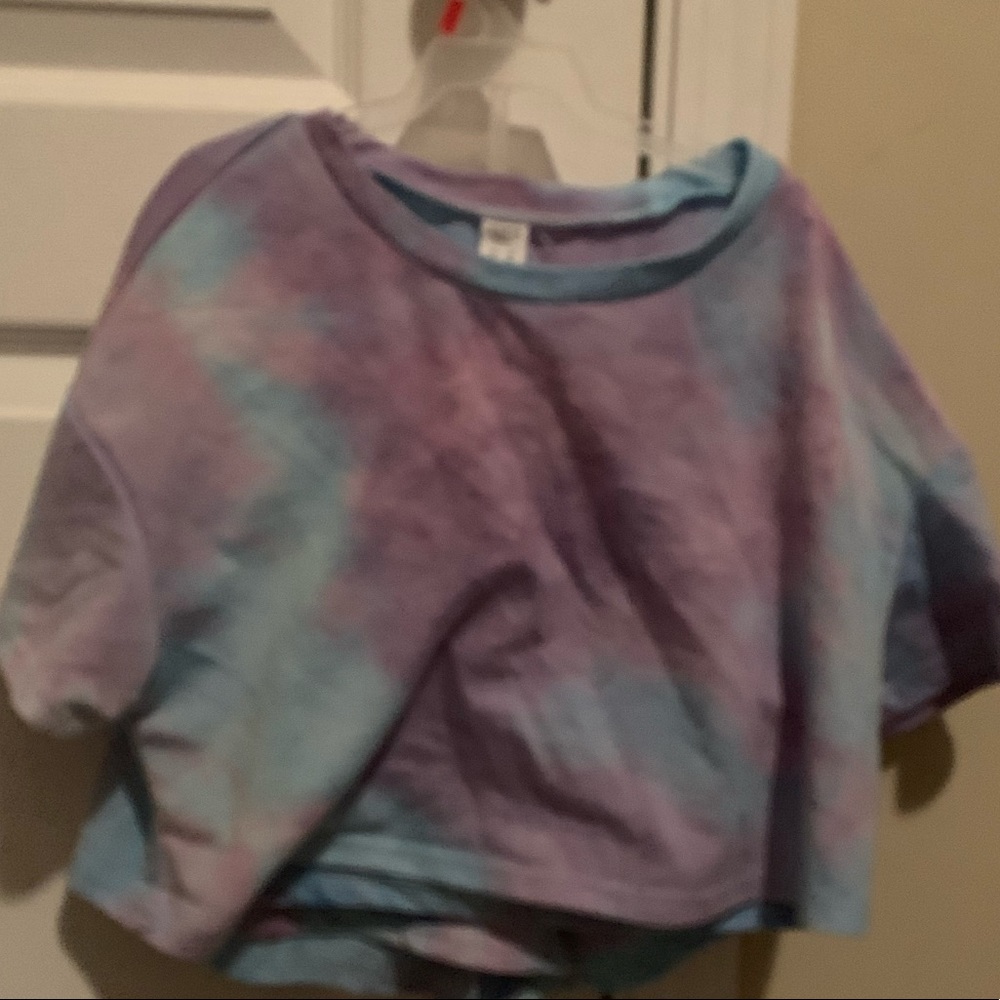SHEIN tie dye shortset